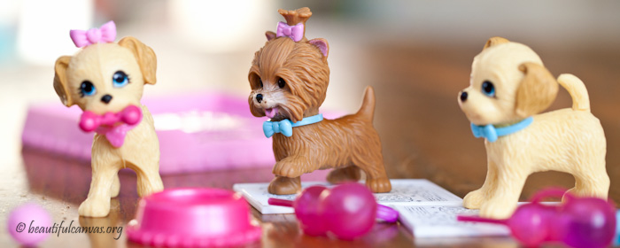 barbie doll dogs